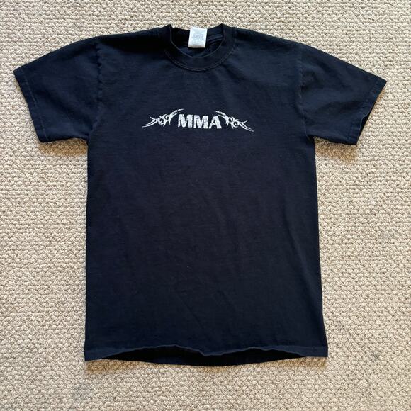 y2k mma tribal fighting shirt small jerzees - Picture 1 of 5